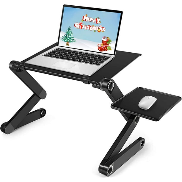 Adjustable Portable Folding Table Bed Desk Stand For Computer Laptop Notebook C